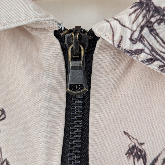 Orville Peck x DSNY | Rodeo Spell Out Omni Top Zip Front Tan Brown Large Unisex - Picture 12 of 15